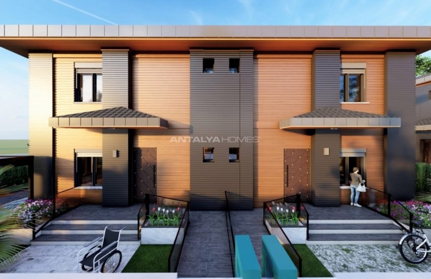 Belek'te Lüks Villa Projesinden Müstakil ve Yarı Müstakil Villalar 13