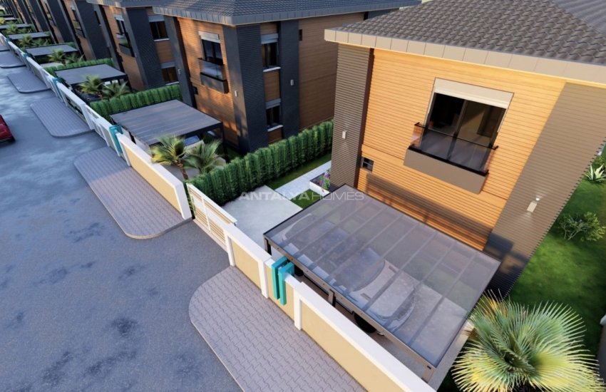 Belek'te Lüks Villa Projesinden Müstakil ve Yarı Müstakil Villalar 6