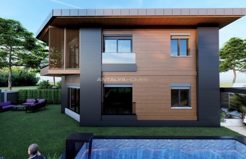 Belek'te Lüks Villa Projesinden Müstakil ve Yarı Müstakil Villalar 3