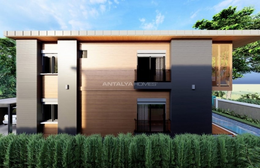 Belek'te Lüks Villa Projesinden Müstakil ve Yarı Müstakil Villalar 8