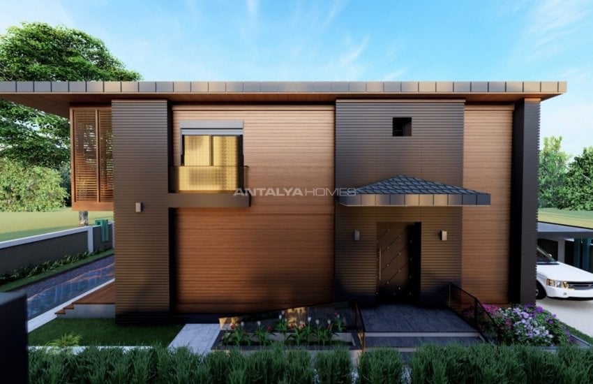 Belek'te Lüks Villa Projesinden Müstakil ve Yarı Müstakil Villalar 10