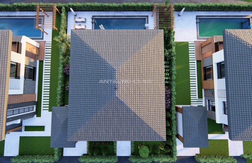 Belek Kadriye'de Denize 5 Km Uzaklıkta Satılık Lüks Villalar 8