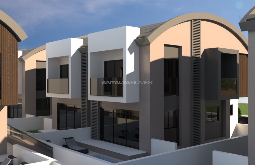 فلل فاخرة للبيع بهندسة معمارية معاصرة في انطاليا 11