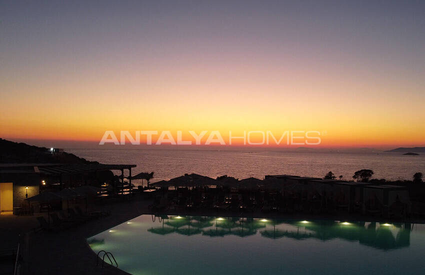 Maisons Vue Mer Avec Plage Privée Et Marina À Bodrum Adabuku 16