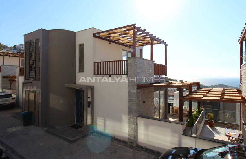 Maisons Vue Mer Avec Plage Privée Et Marina À Bodrum Adabuku 3