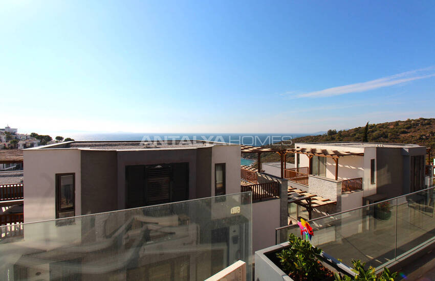 Maisons Vue Mer Avec Plage Privée Et Marina À Bodrum Adabuku 6