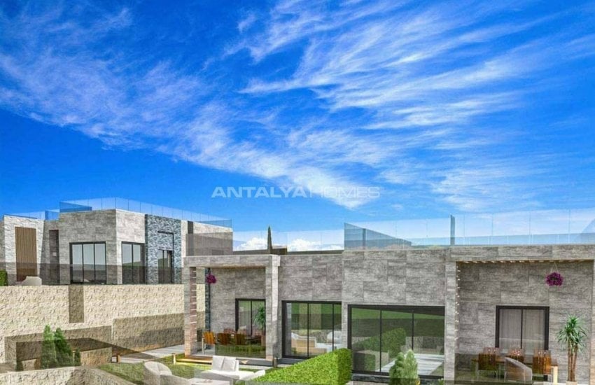 Luxury Designed Villas with Sea View in Bodrum Gundogan 3