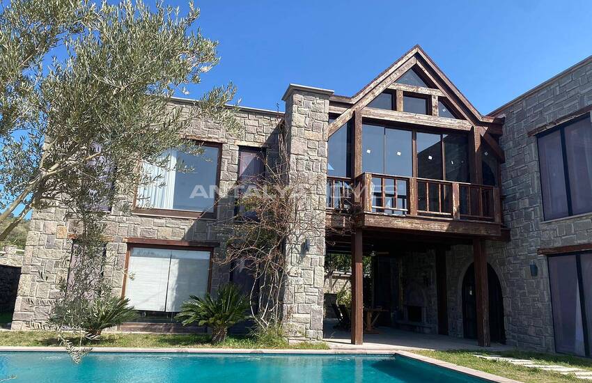Luxe Stenen Villa's In Bodrum Gumusluk Dicht Bij Het Strand
