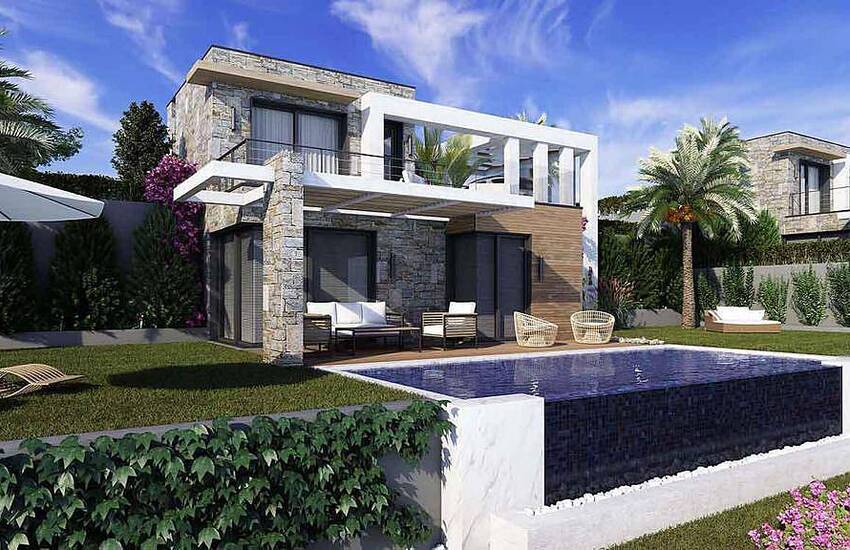 Luxe Ontworpen Ruime Duplex Villa's In Bodrum Gumusluk 1