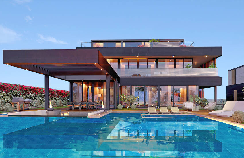 Modernly Designed Villas with a Private Pool in Bodrum 1
