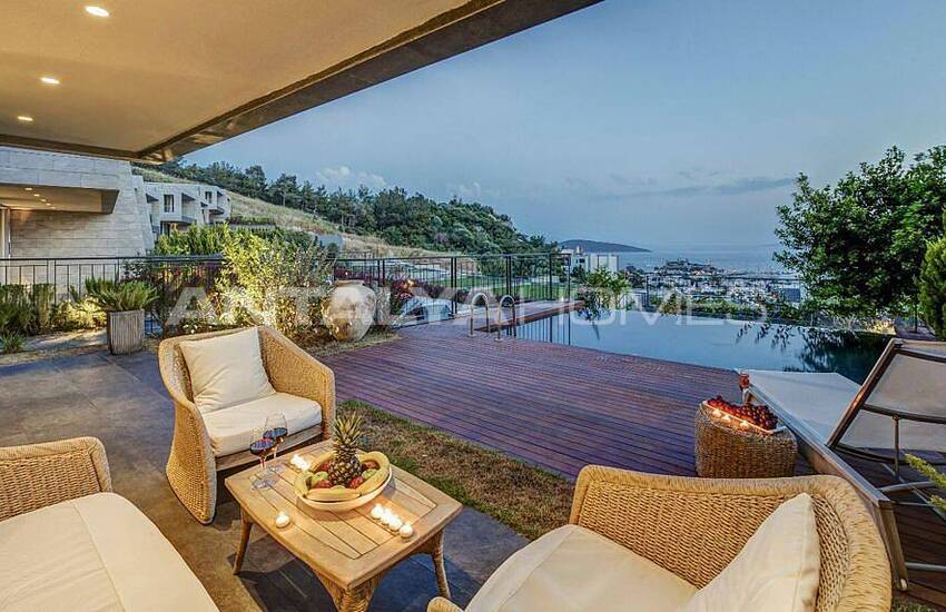 Centrally Located Furnished Semi Detached Villas in Bodrum