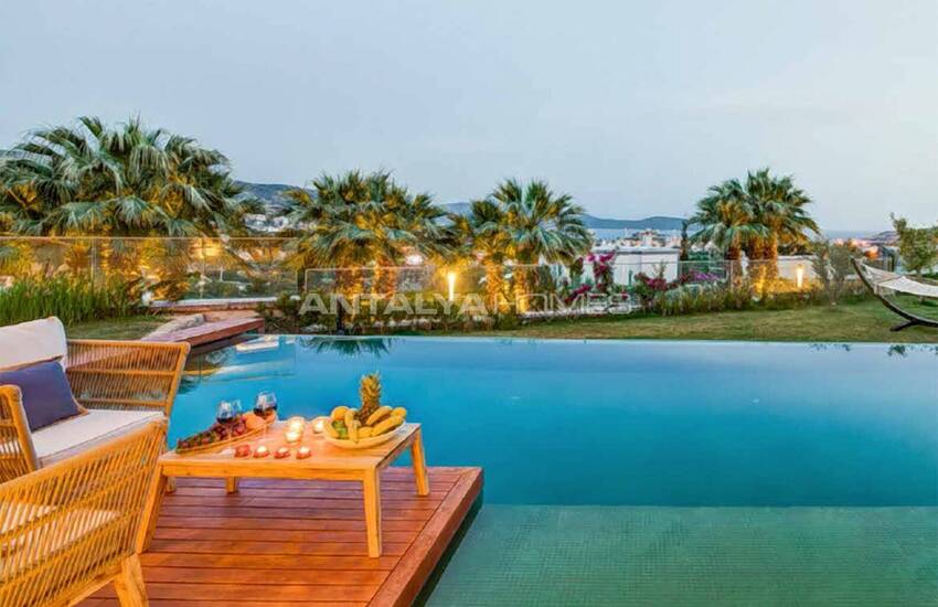 Väl Belägna Triplexvillor Med Privat Pool I Bodrum 5