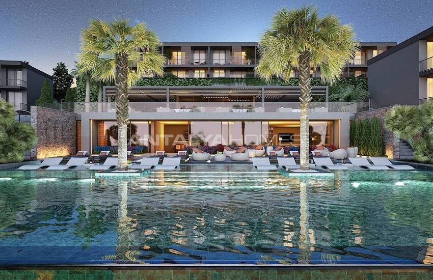 شقق ديلوكس مطلة على البحر بالقرب من المطار في موغلا بودروم 3