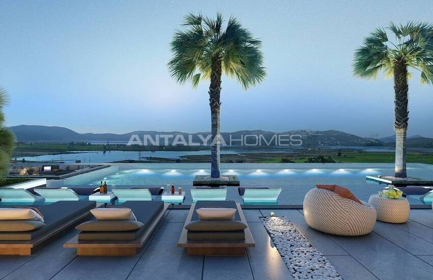 شقق ديلوكس مطلة على البحر بالقرب من المطار في موغلا بودروم 6