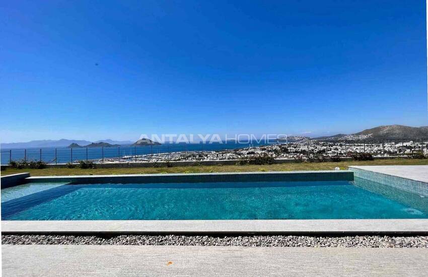 Modernt Designade Villor Med Havsutsikt I Turgutreis Bodrum 4