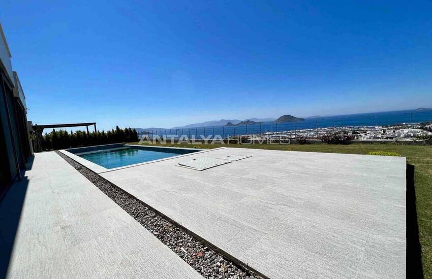 Modernt Designade Villor Med Havsutsikt I Turgutreis Bodrum 6