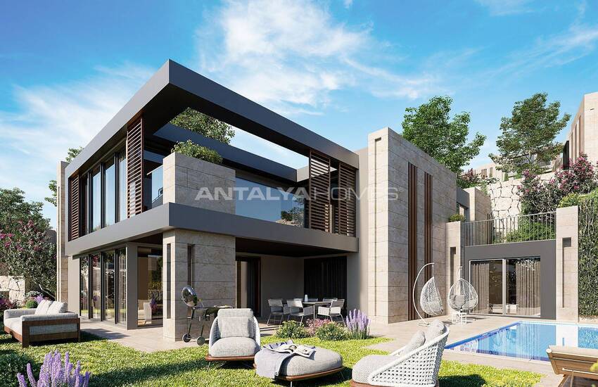 فلل بإطلالة بانورامية مع ميزات مميزة في بودروم 14