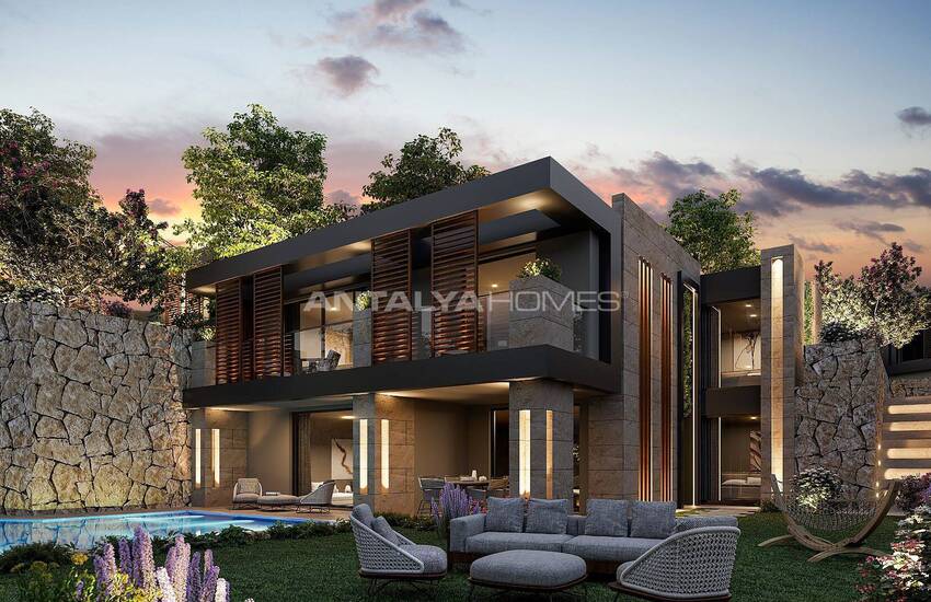 فلل بإطلالة بانورامية مع ميزات مميزة في بودروم 17