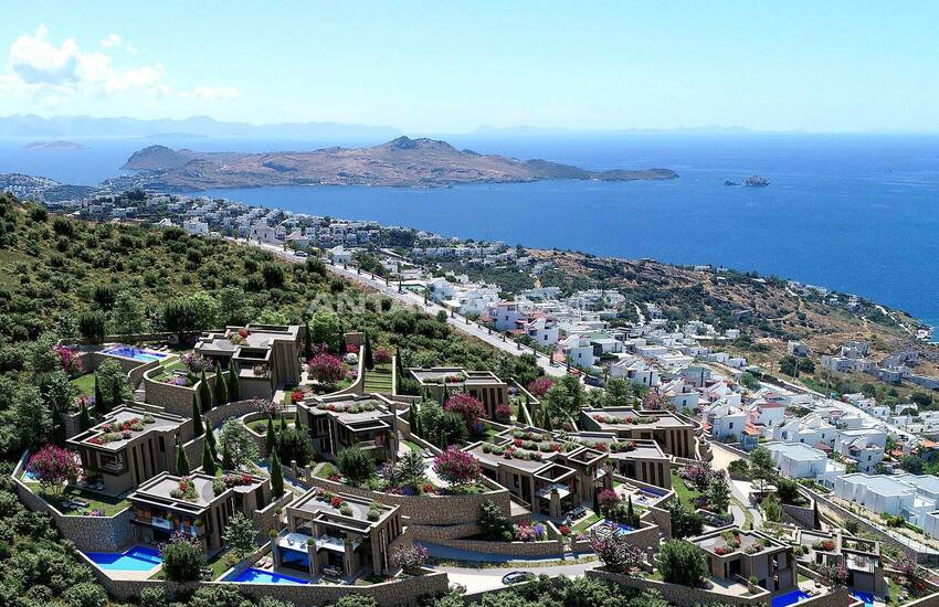 فلل بإطلالة بانورامية مع ميزات مميزة في بودروم 4