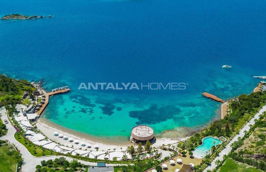 Bodrum Adabükü'nde Özel Koylu Projede Plaja Sıfır Daireler 14