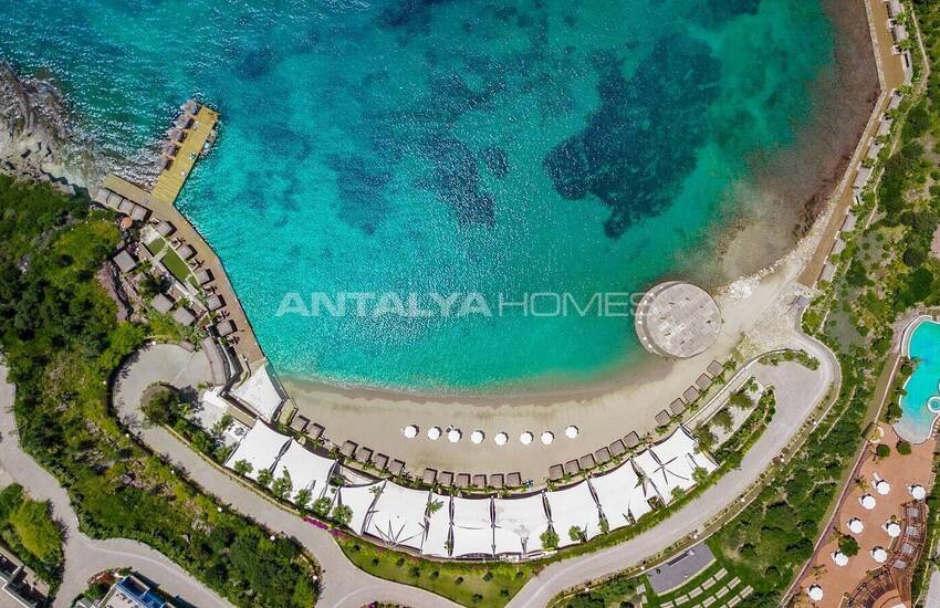 Bodrum Adabükü'nde Özel Koylu Projede Plaja Sıfır Daireler 15