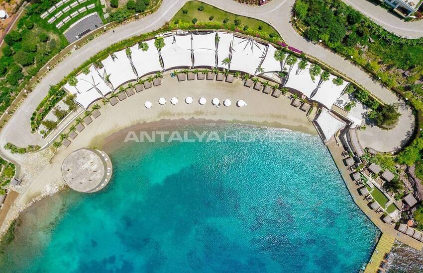 Bodrum Adabükü'nde Özel Koylu Projede Plaja Sıfır Daireler 12