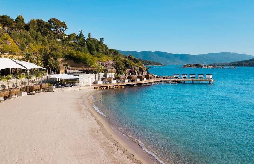 Bodrum Adabükü'nde Özel Koylu Projede Plaja Sıfır Daireler 20