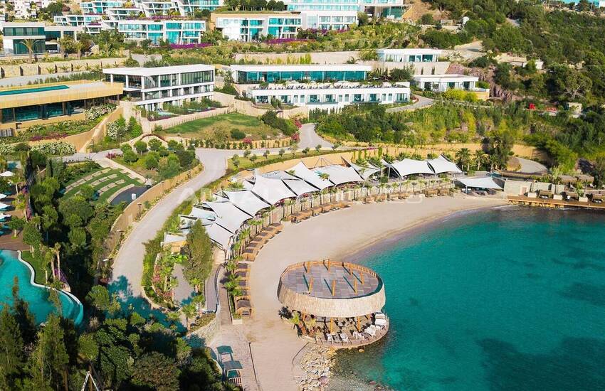 Bodrum Adabükü'nde Özel Koylu Projede Plaja Sıfır Daireler 21