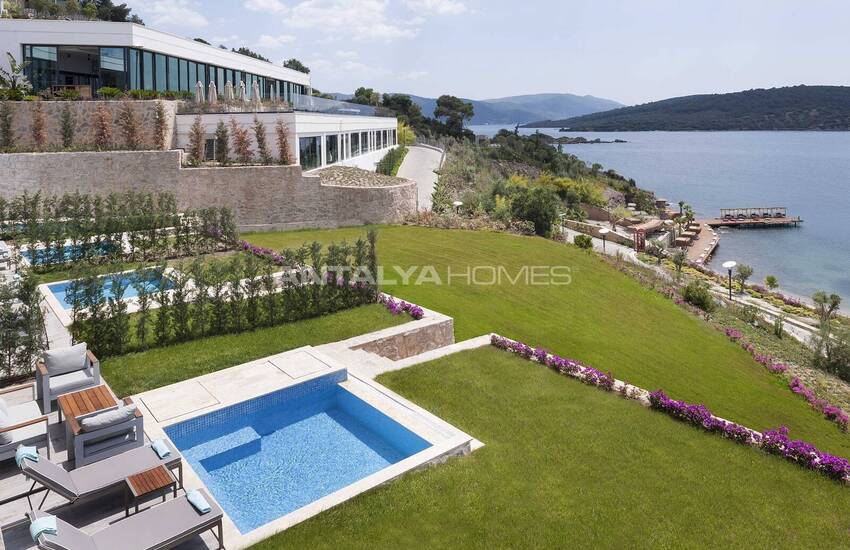 Bodrum Adabükü'nde Özel Koylu Projede Plaja Sıfır Daireler 22