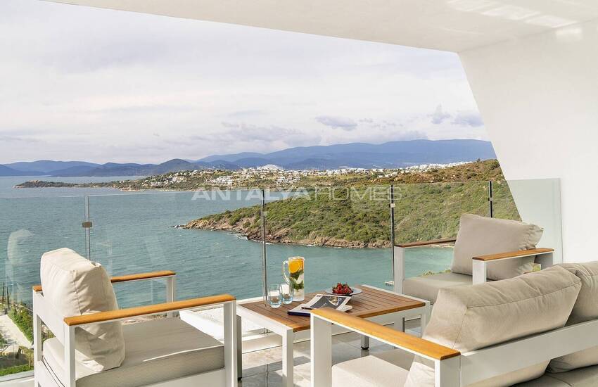 Bodrum Adabükü'nde Özel Koylu Projede Plaja Sıfır Daireler 6