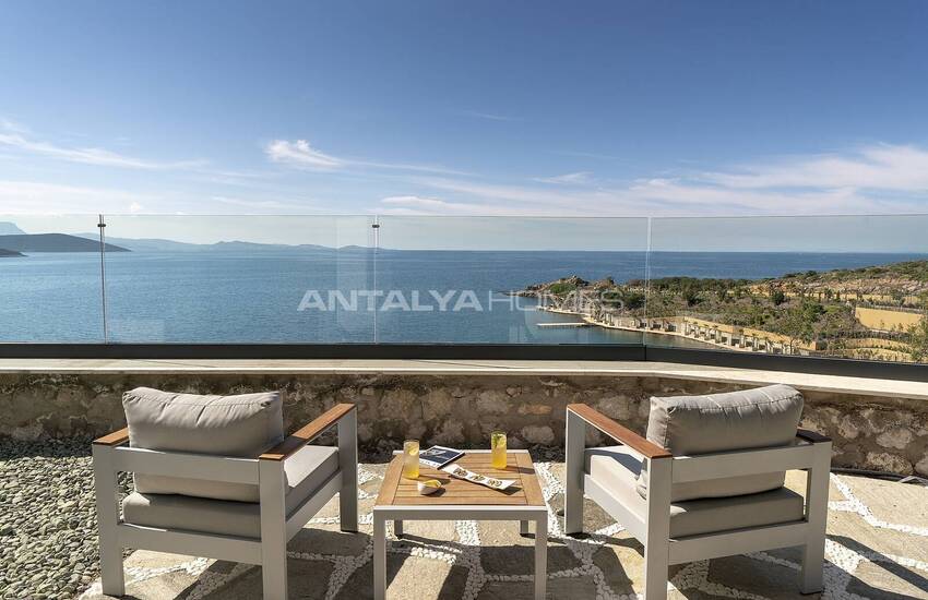 Bodrum Adabükü'nde Özel Koylu Projede Plaja Sıfır Daireler 2