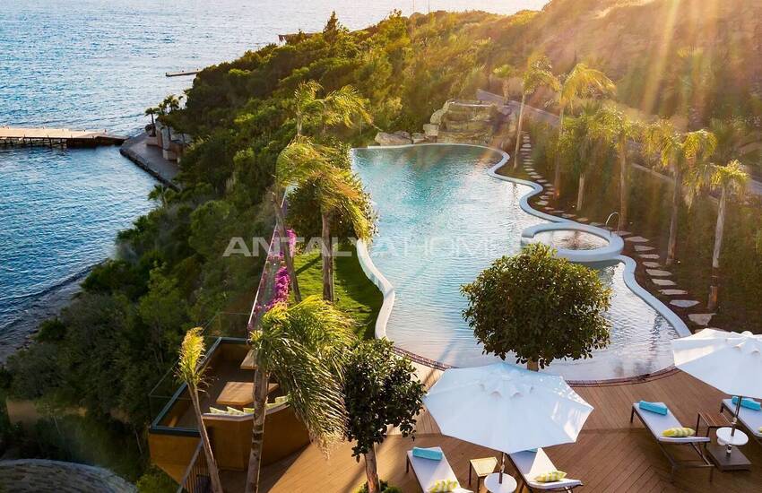 Bodrum Adabükü'nde Özel Koylu Projede Plaja Sıfır Daireler 25