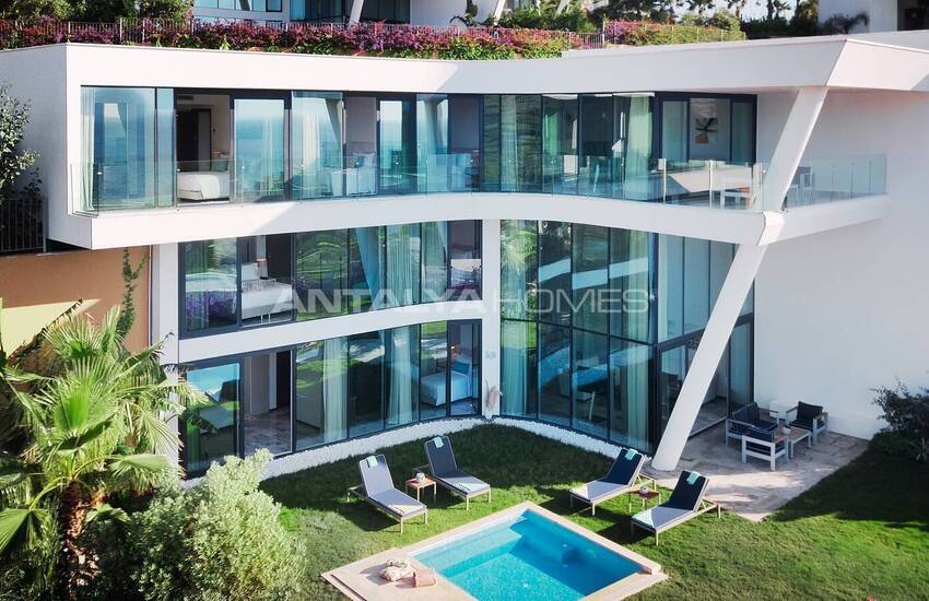 Bodrum Adabükü'nde Özel Koylu Projede Plaja Sıfır Daireler 5