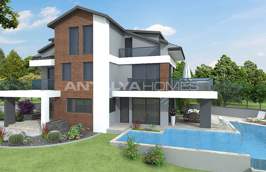 Spacieuse Villa Triplex Vue Ville À Fethiye Mugla 2