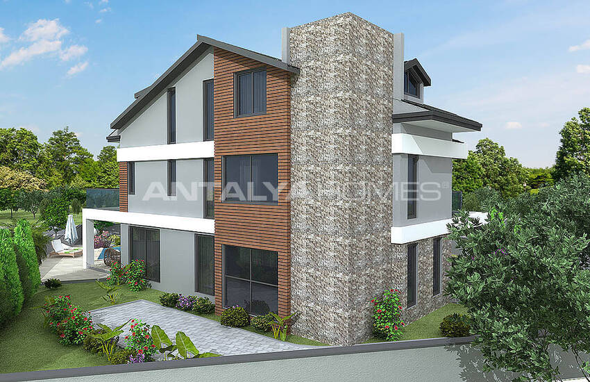 Spacieuse Villa Triplex Vue Ville À Fethiye Mugla 5