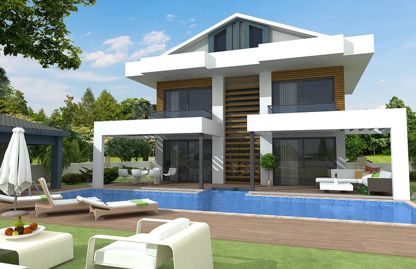 Chic Detached Villas with Private Pools in Fethiye Oludeniz 1
