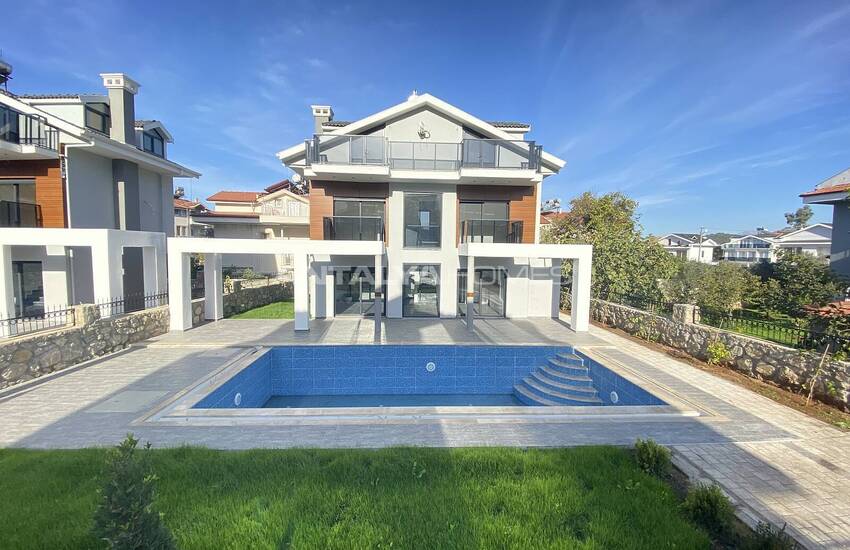 Triplex Villa with Pool and Fireplace in Hisaronu Fethiye 1