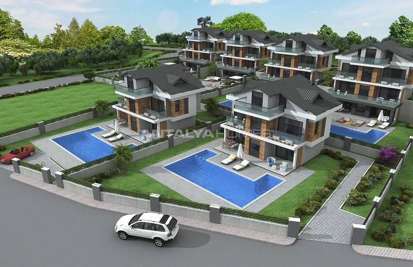 Modern Designed New Villas in Fethiye Ovacik