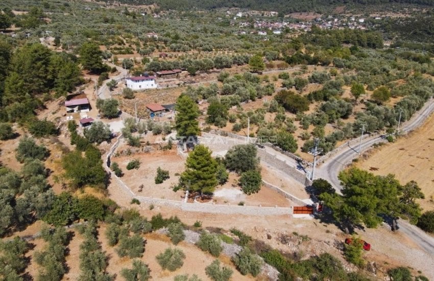 Land with Zoning Permission Surrounded by Wall in Fethiye 2