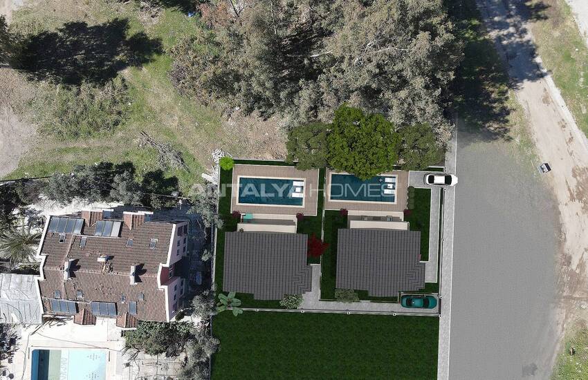 Modern Triplex Villas with Pool and Garden in Fethiye, Mugla 5