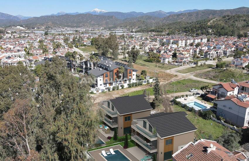 Modern Triplex Villas with Pool and Garden in Fethiye, Mugla 6