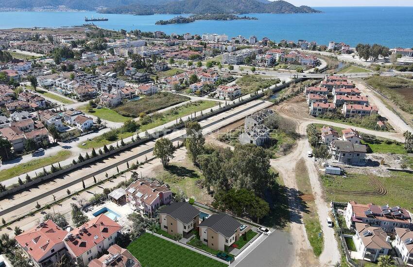 Modern Triplex Villas with Pool and Garden in Fethiye, Mugla 8