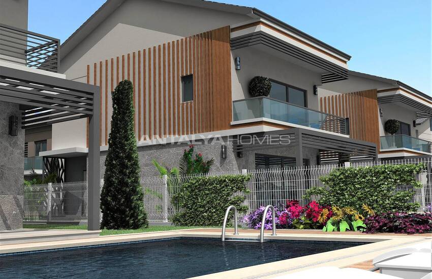 New-build Triplex Houses with Contemporary Design in Fethiye