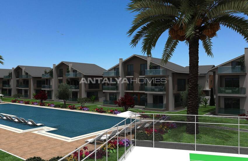 Apartments in a Complex with Pool Near the Beach in Fethiye