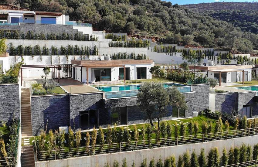 Luxe Villas with Bodrum Castle and Kos Island View in Bodrum 4