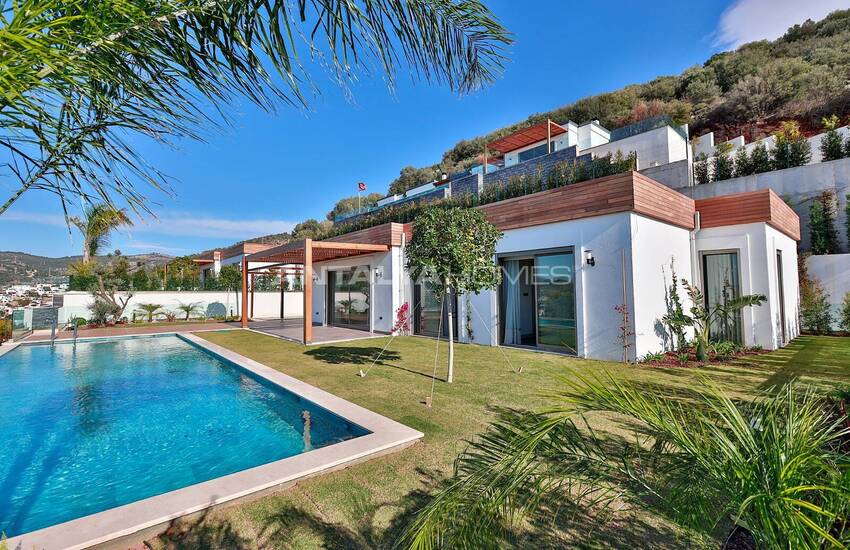 Luxe Villas with Bodrum Castle and Kos Island View in Bodrum 19