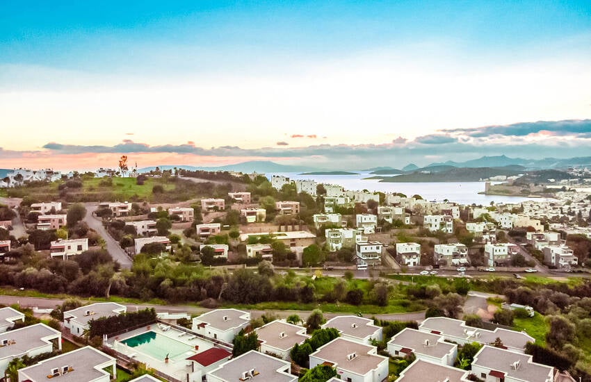 Luxe Villas with Bodrum Castle and Kos Island View in Bodrum 3