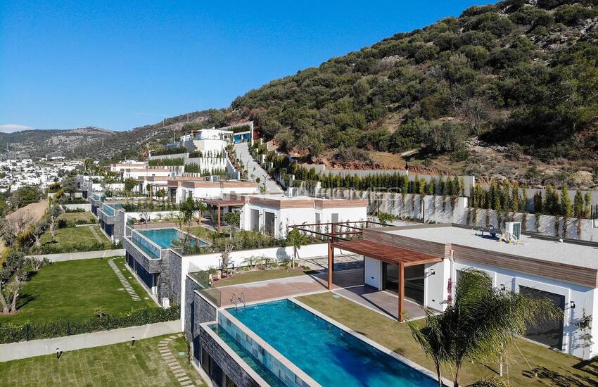 Luxe Villas with Bodrum Castle and Kos Island View in Bodrum 8