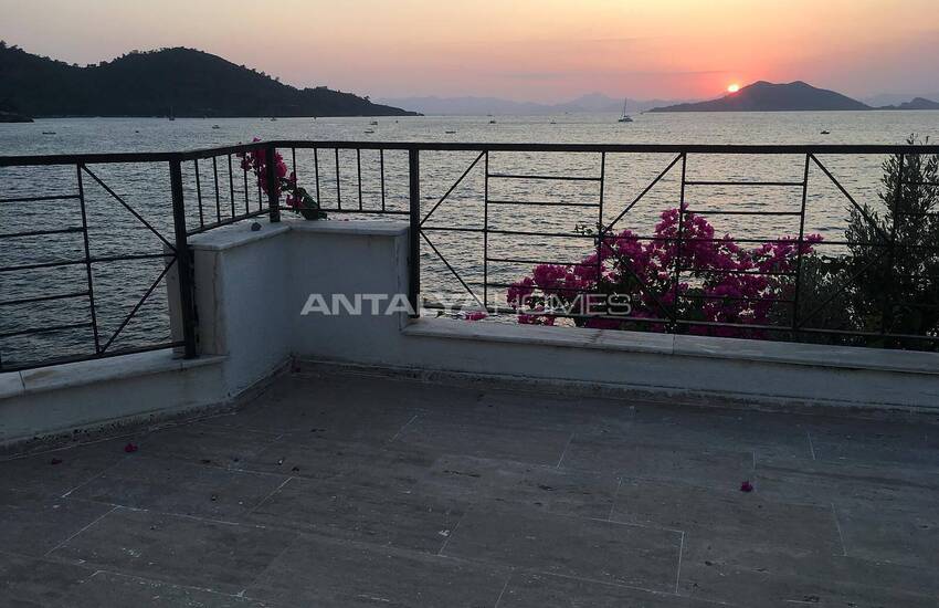 Seafront Stone Mansion with Mountain View in Fethiye Mugla 14