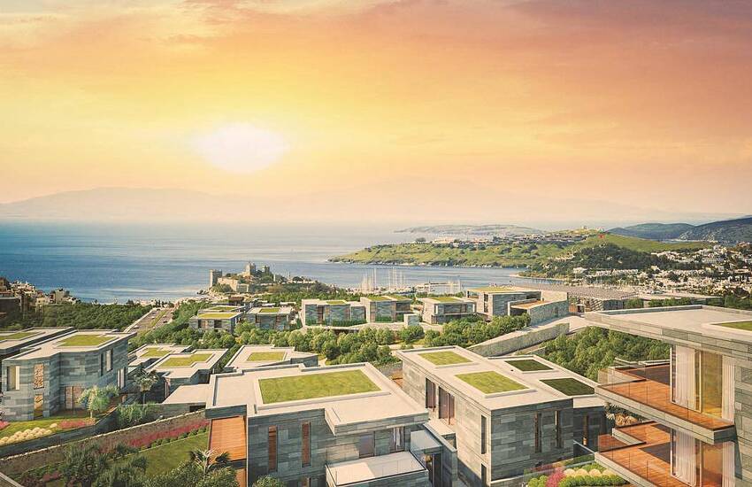 Apartments with Bodrum Castle and Kos Island View in Bodrum 1